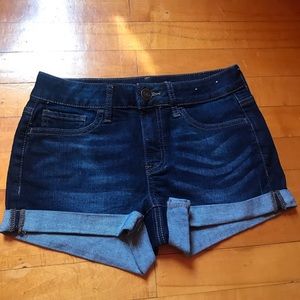 So Low-rise Jean Shorts Dark Wash Size 3 Kohl’s